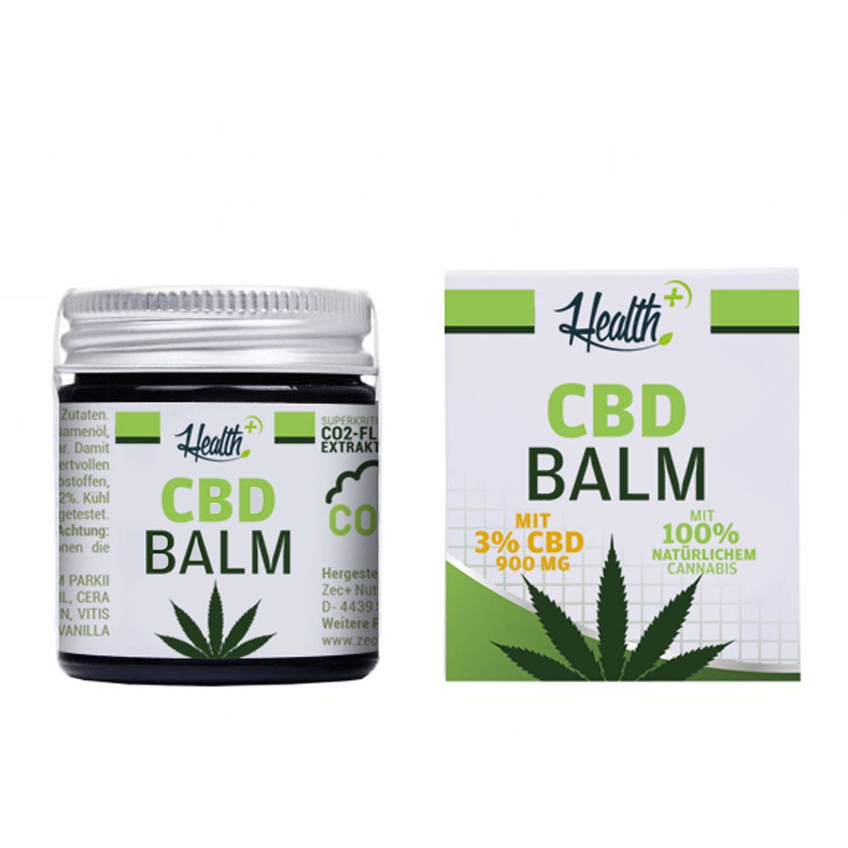 Health+ CBD Calm als wohltuender Pflegebalsam.