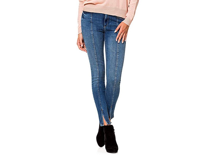 jeans front seam