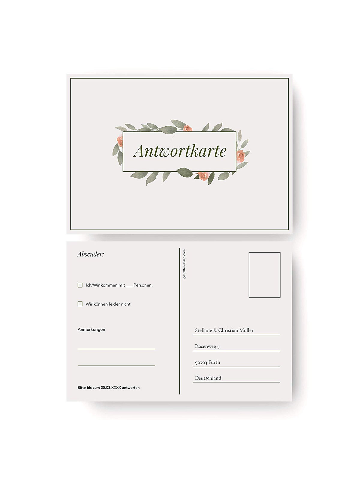 Antwortkarte