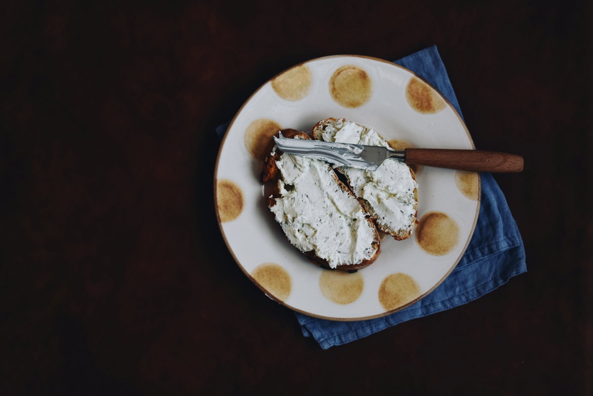 Veganer Frischkäse