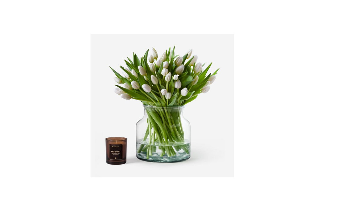 hochzeitsgeschenk weiße tulpen