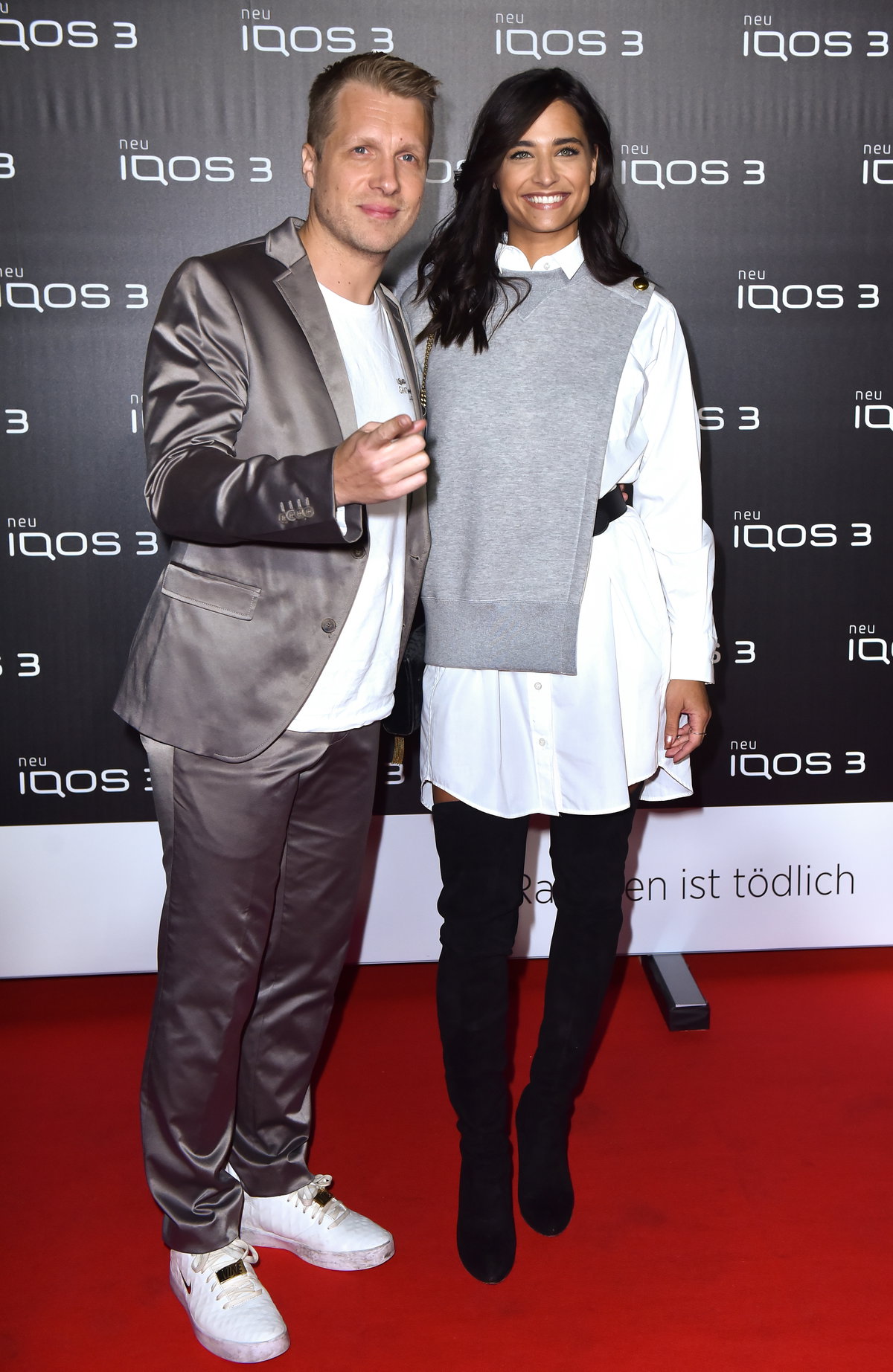 amira pocher und oliver pocher roter teppich