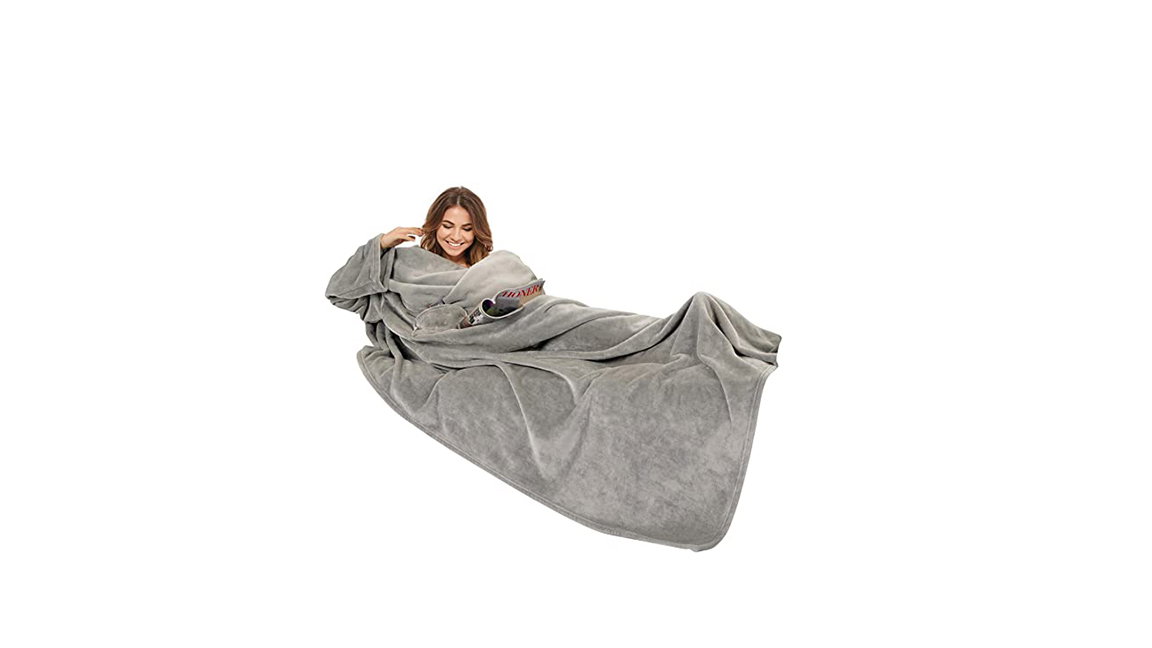 Kuscheldecke mit Ärmeln