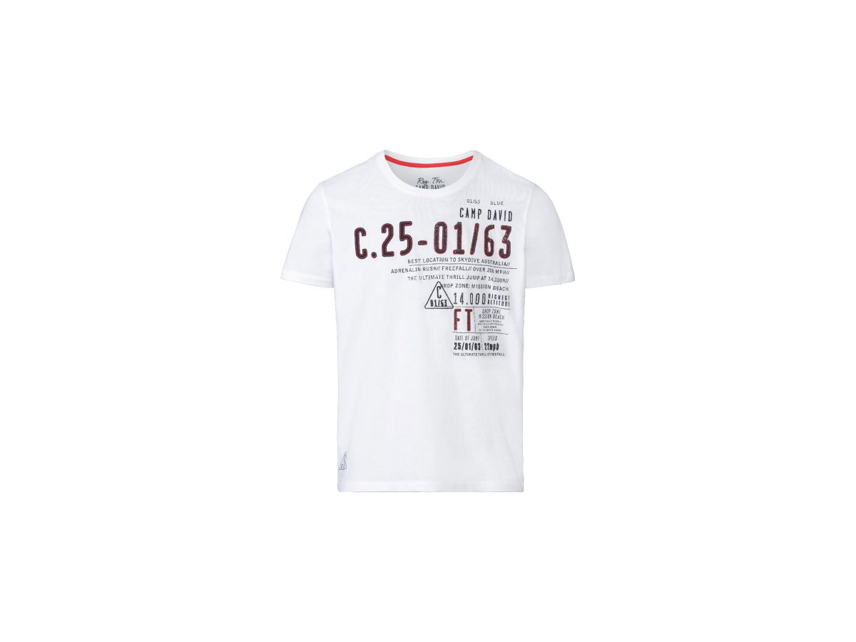 Camp David weißes T-Shirt