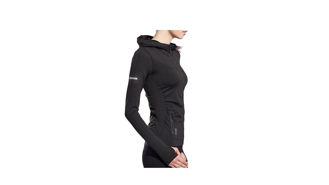 Laufjacke schwarz