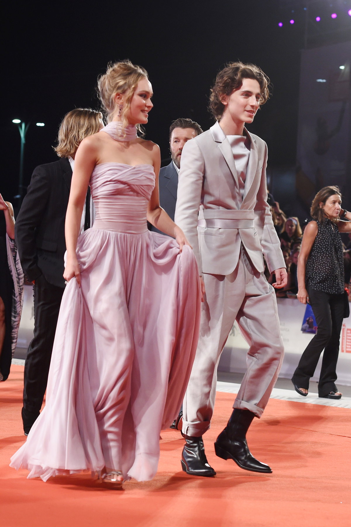 Lily-Rose Depp und Timothee Chalamat