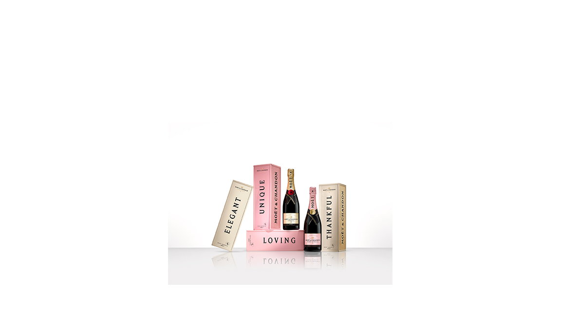 Moet Champagner Personalisiertes Geschenk