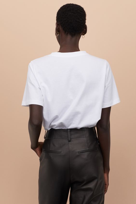 Basic weißes T-Shirt