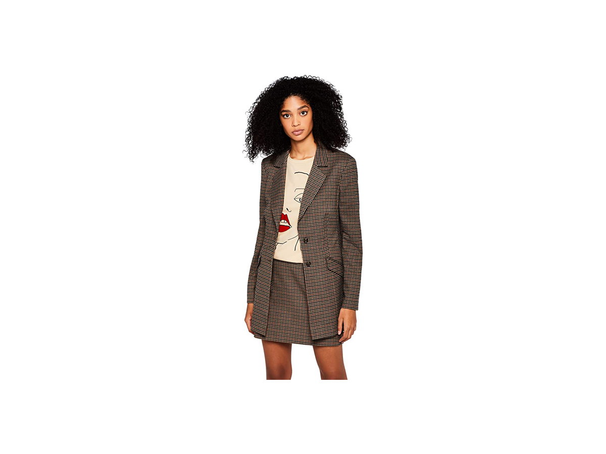 Oversize Blazer kariert