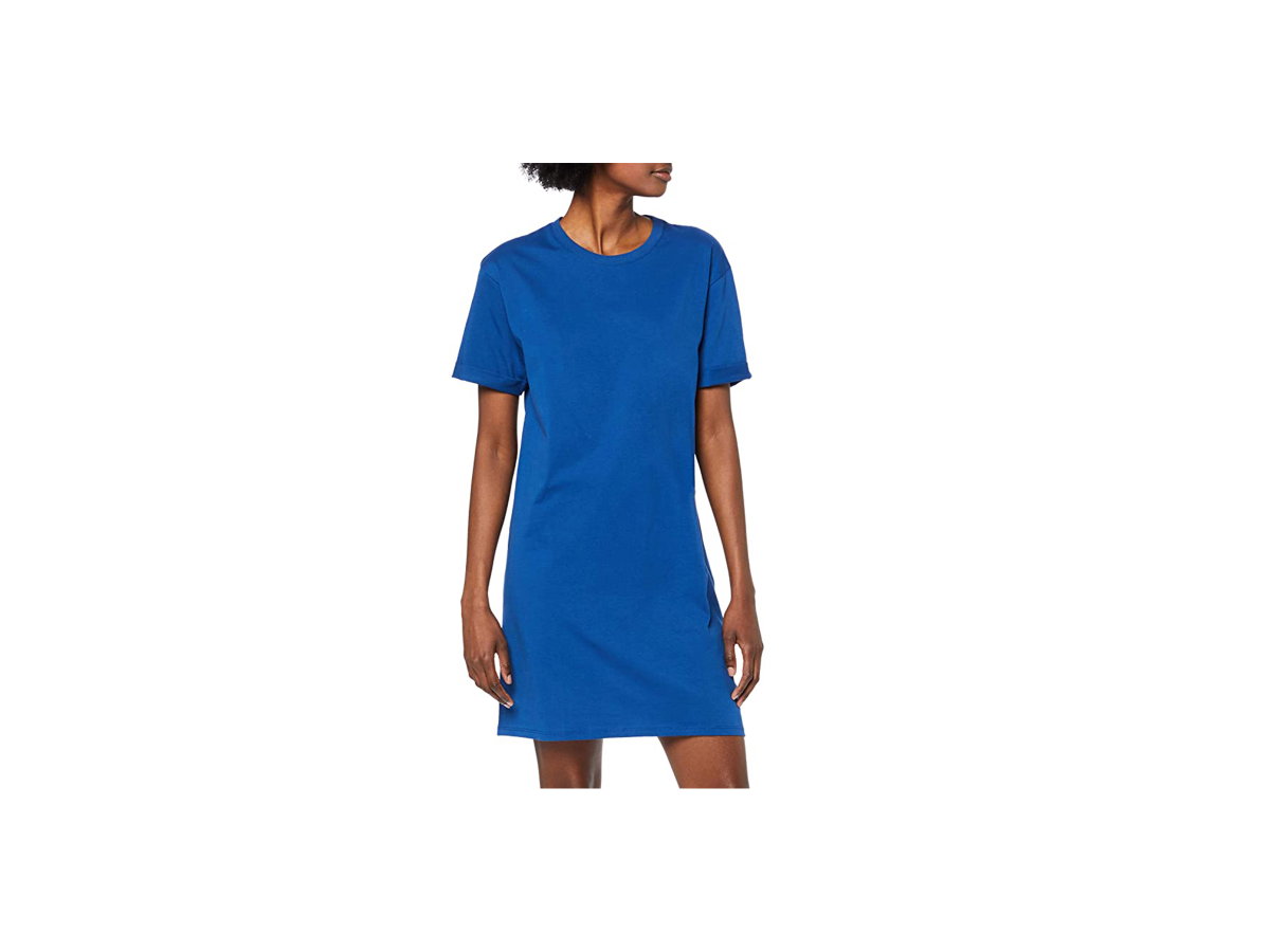 T-Shirt-Dress in Königsblau