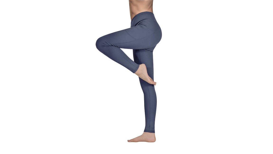 Yoga Leggings grau blau