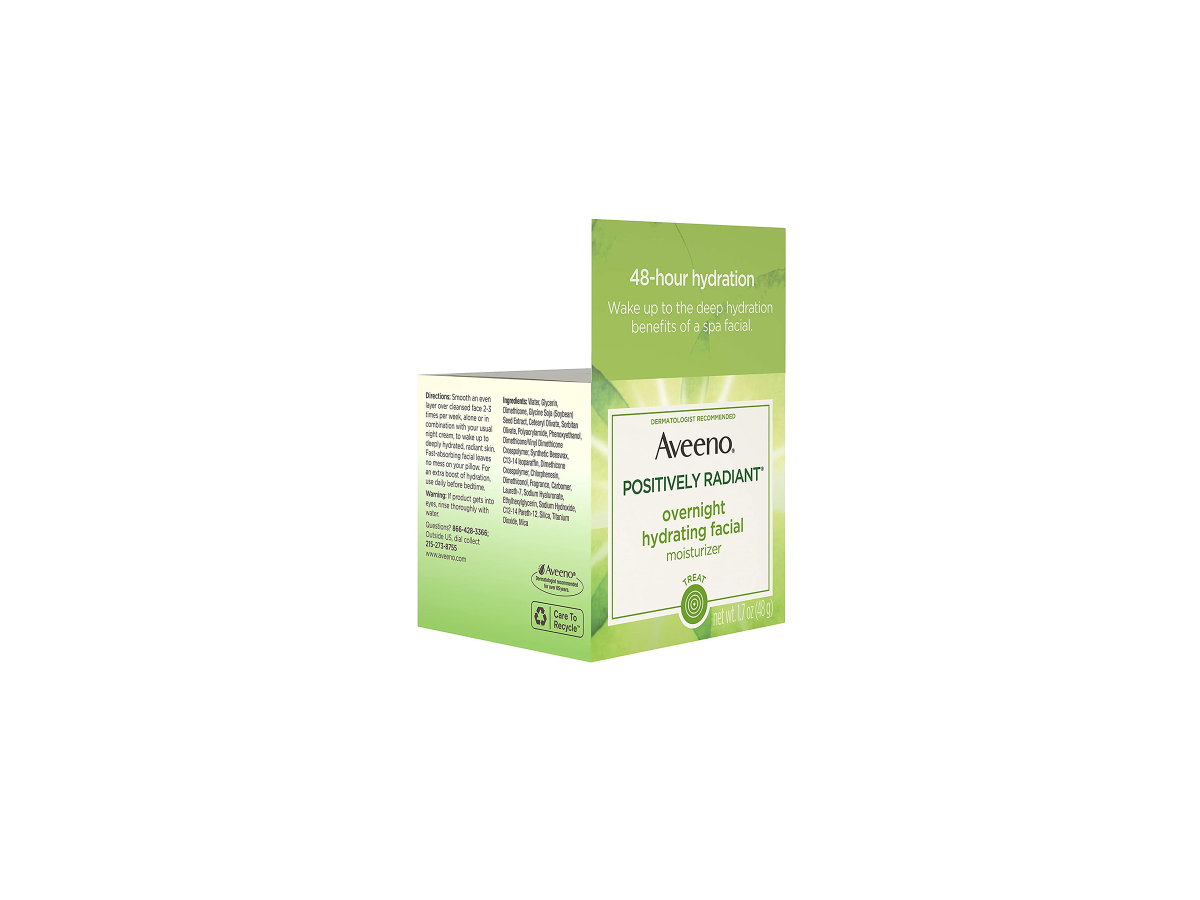 Overnight Hydrating Facial Moisturizer von Aveeno