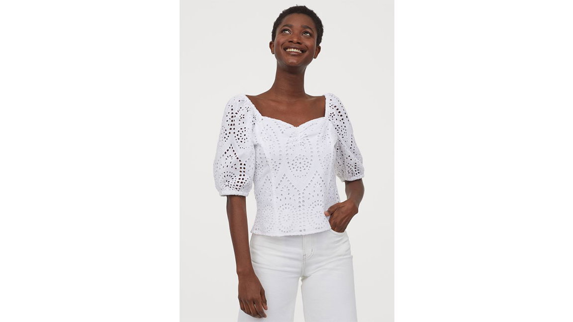 H&M Bluse weiß