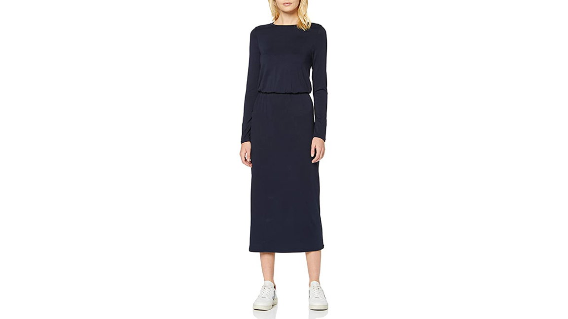 dunkelblaues Shirtkleid
