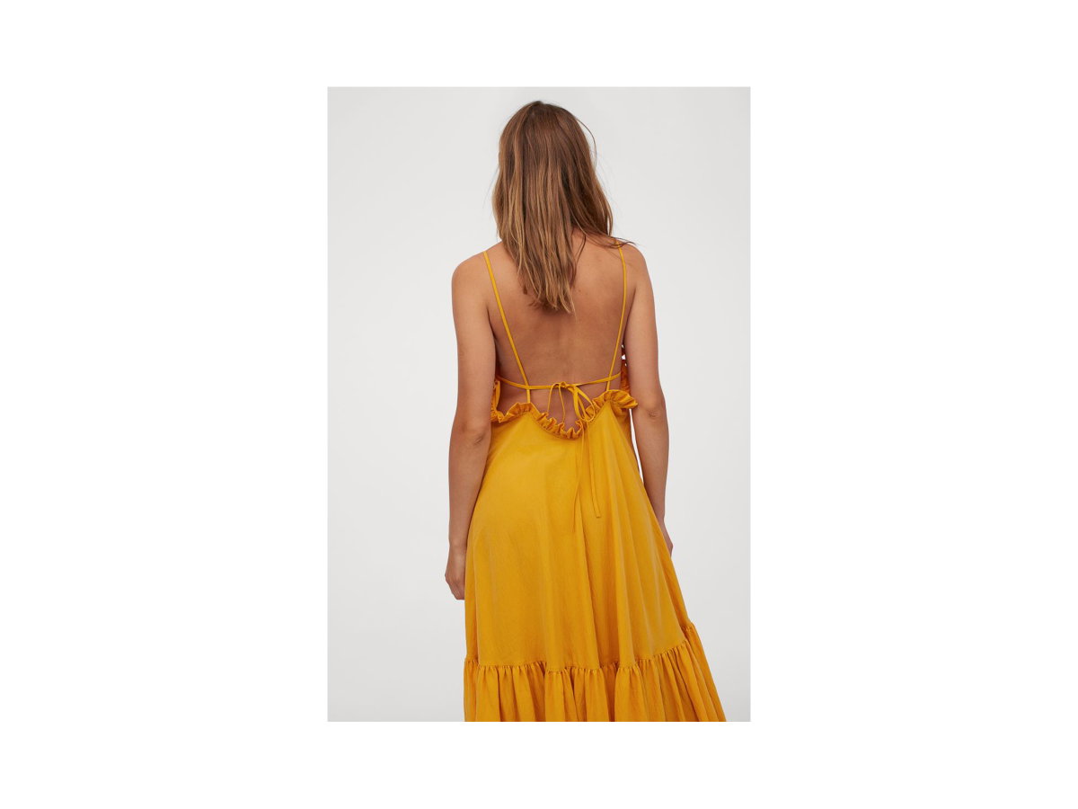 Langes Kleid aus Lyocellmix