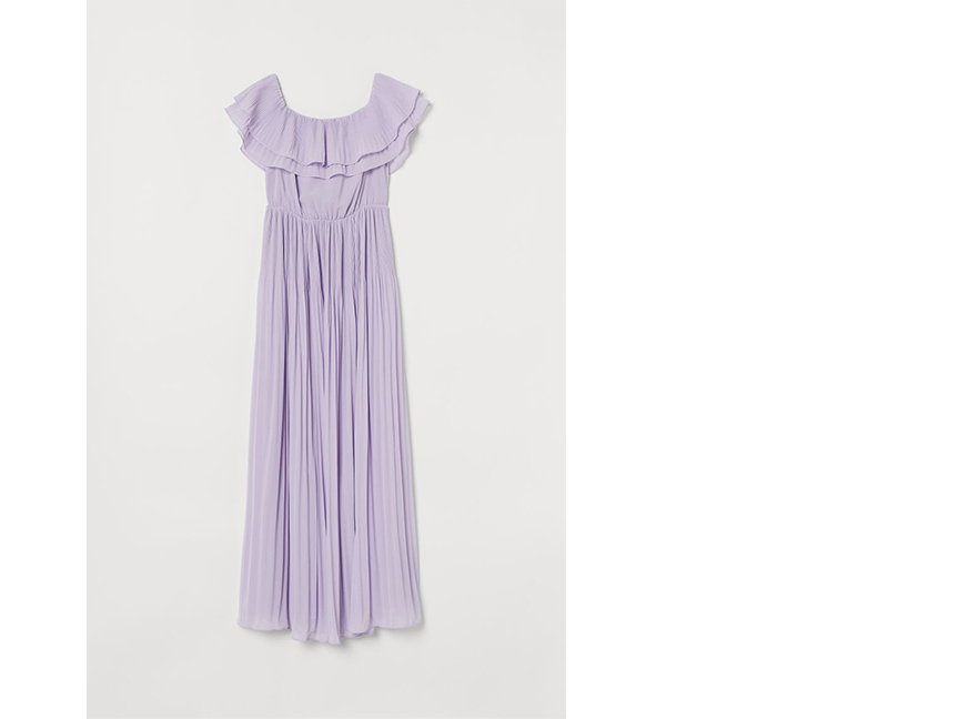 H&M Kleid Pastellfarbe in lila