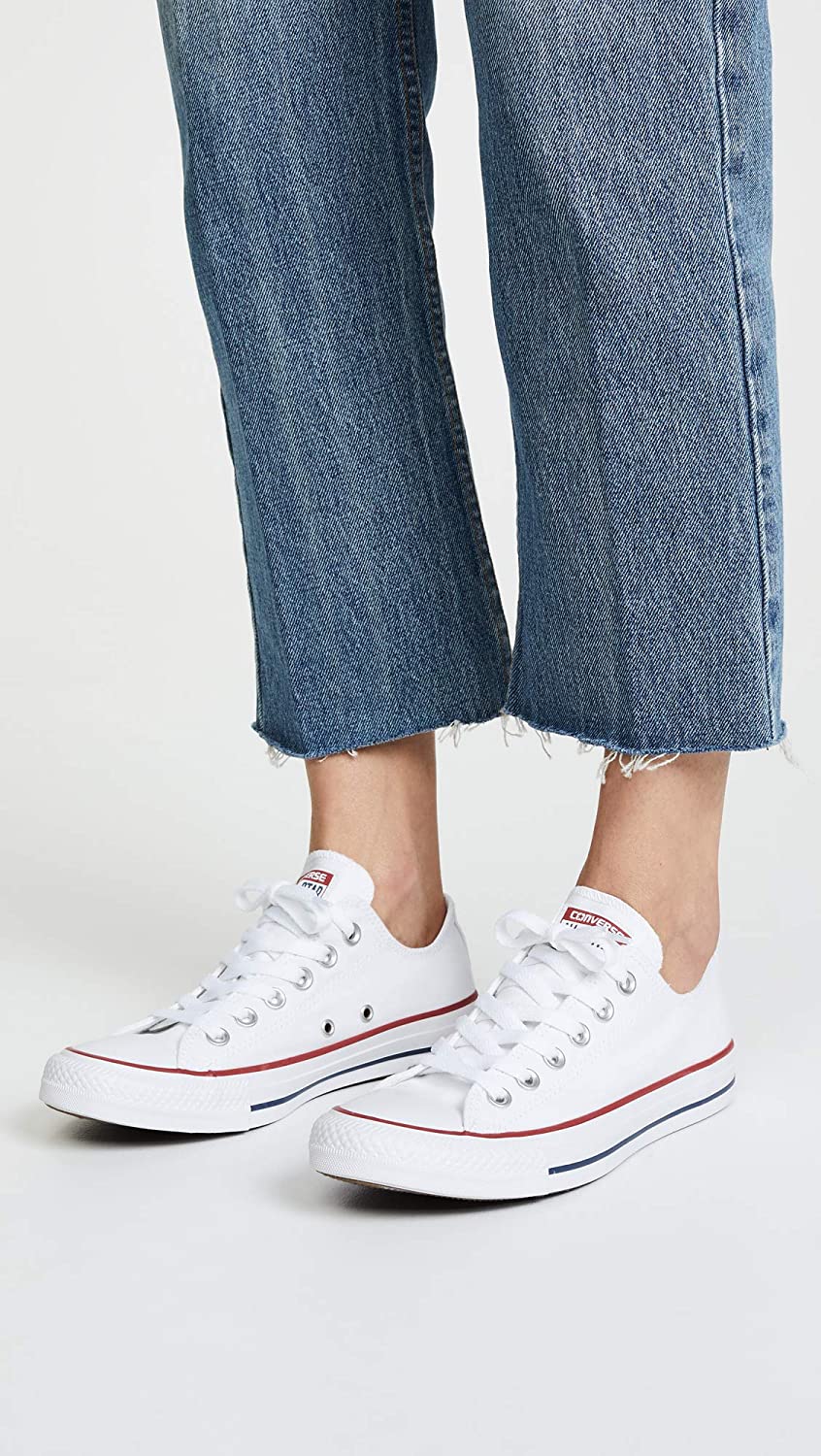 Weiße Converse