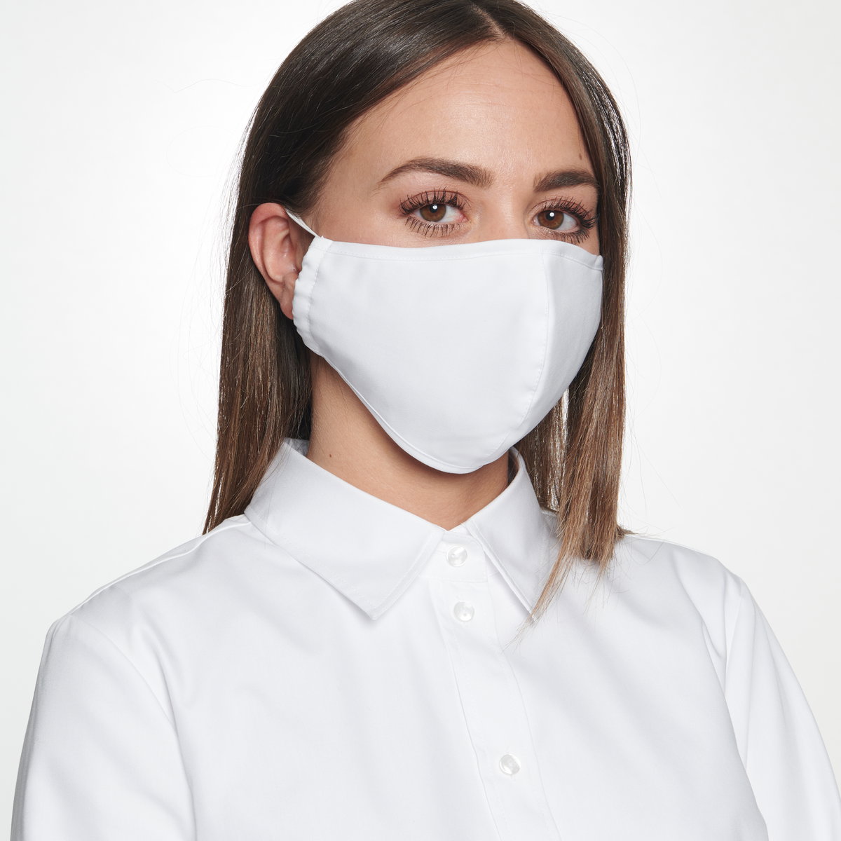 Seidensticker Maske weiß
