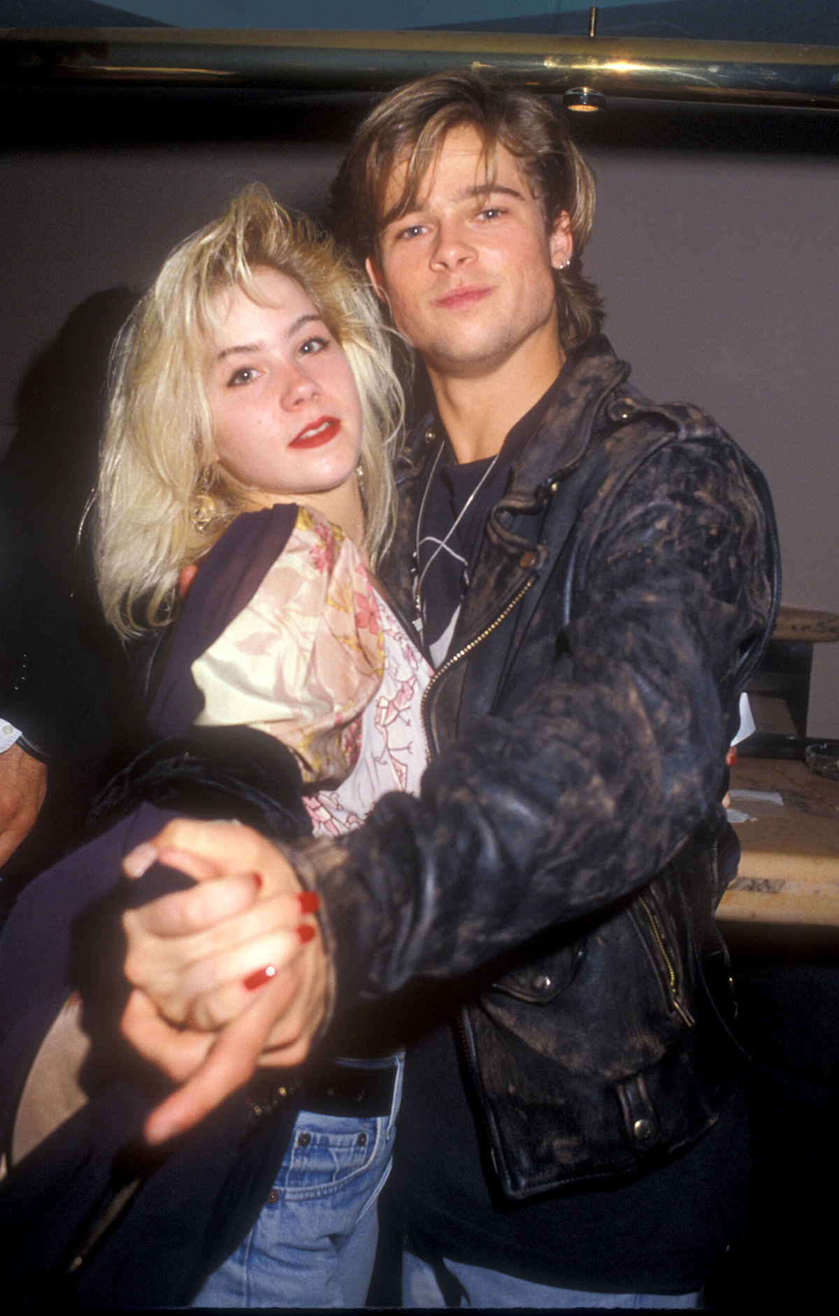 Christina Applegate und Brad Pitt