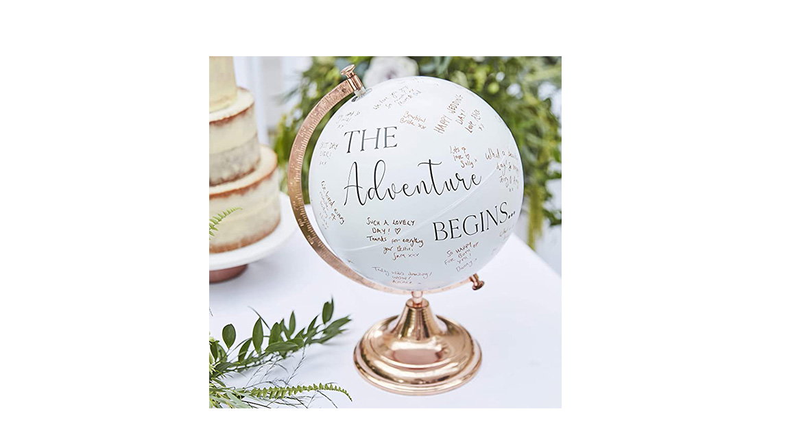 Gästebuch Hochzeit Globus