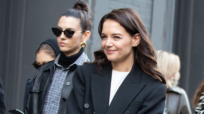 Trend-Hose für den Herbst: Katie Holmes trägt die perfekte Hose – und sie ist von Mango