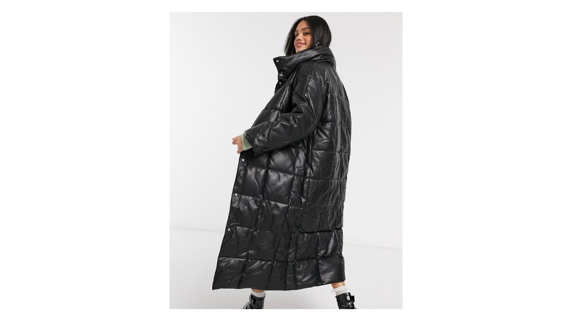 Gesteppter Mantel Asos