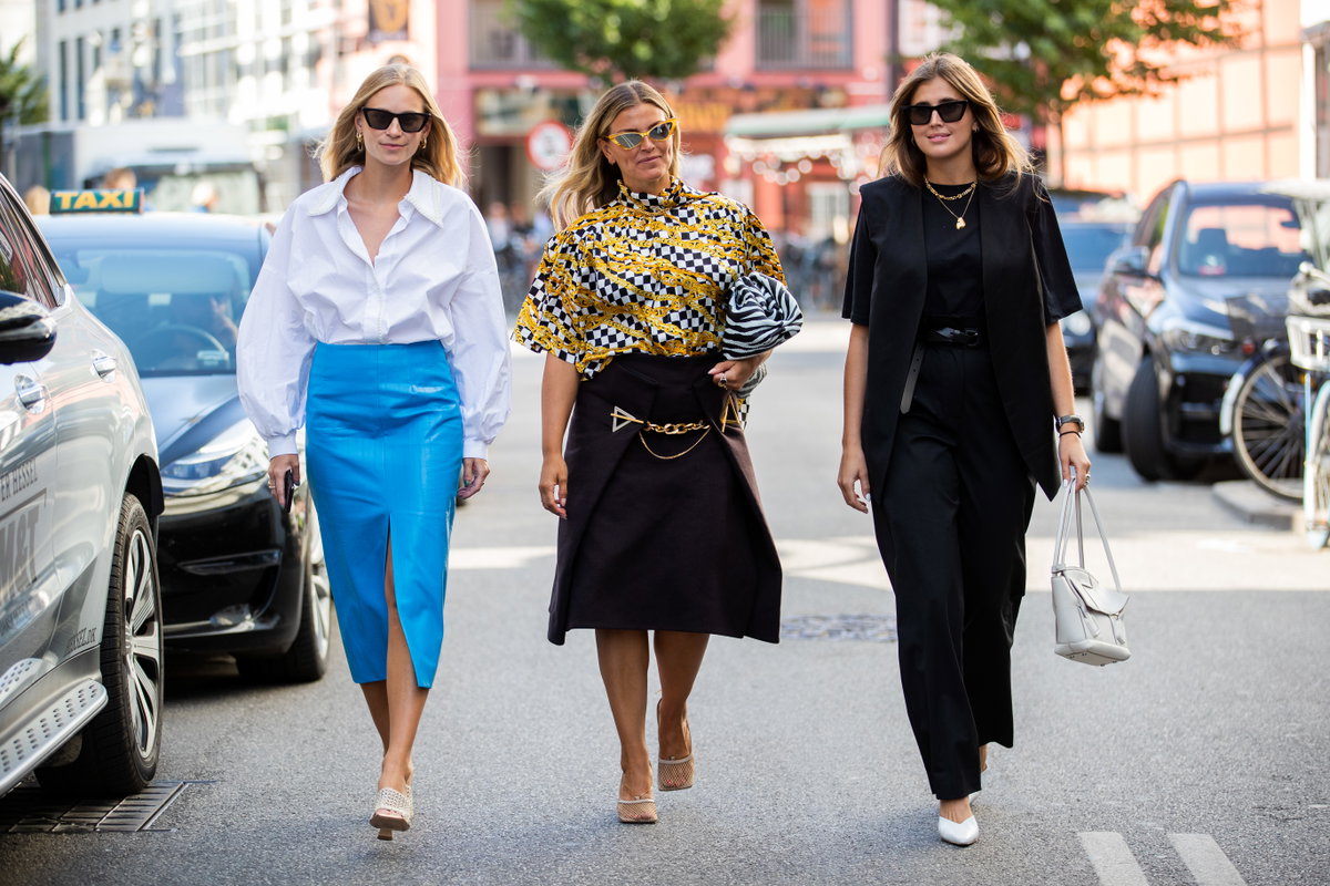 Influencer tragen Trendrock