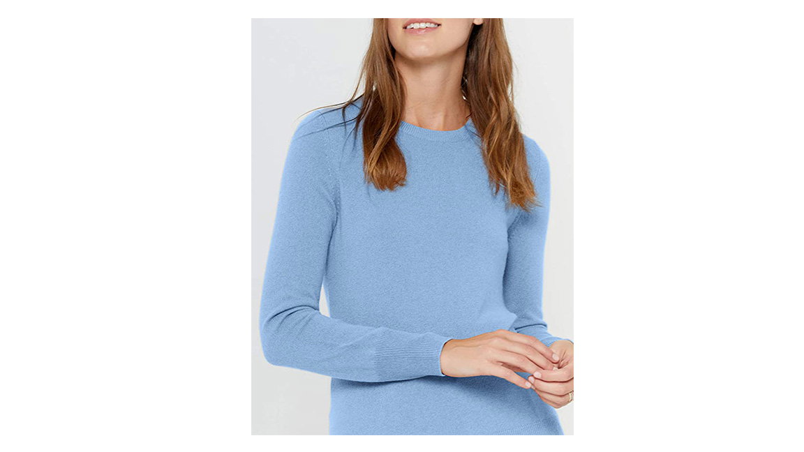 Kaschmir Pullover hellblau