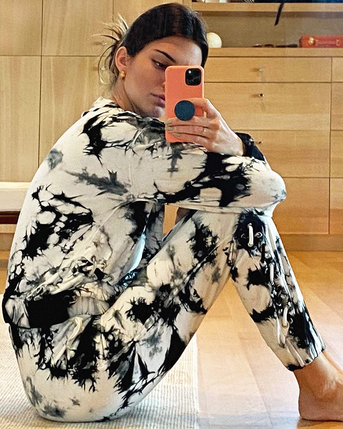 KENDALL + KYLIE Damen Sweatshirt mit Schnürung