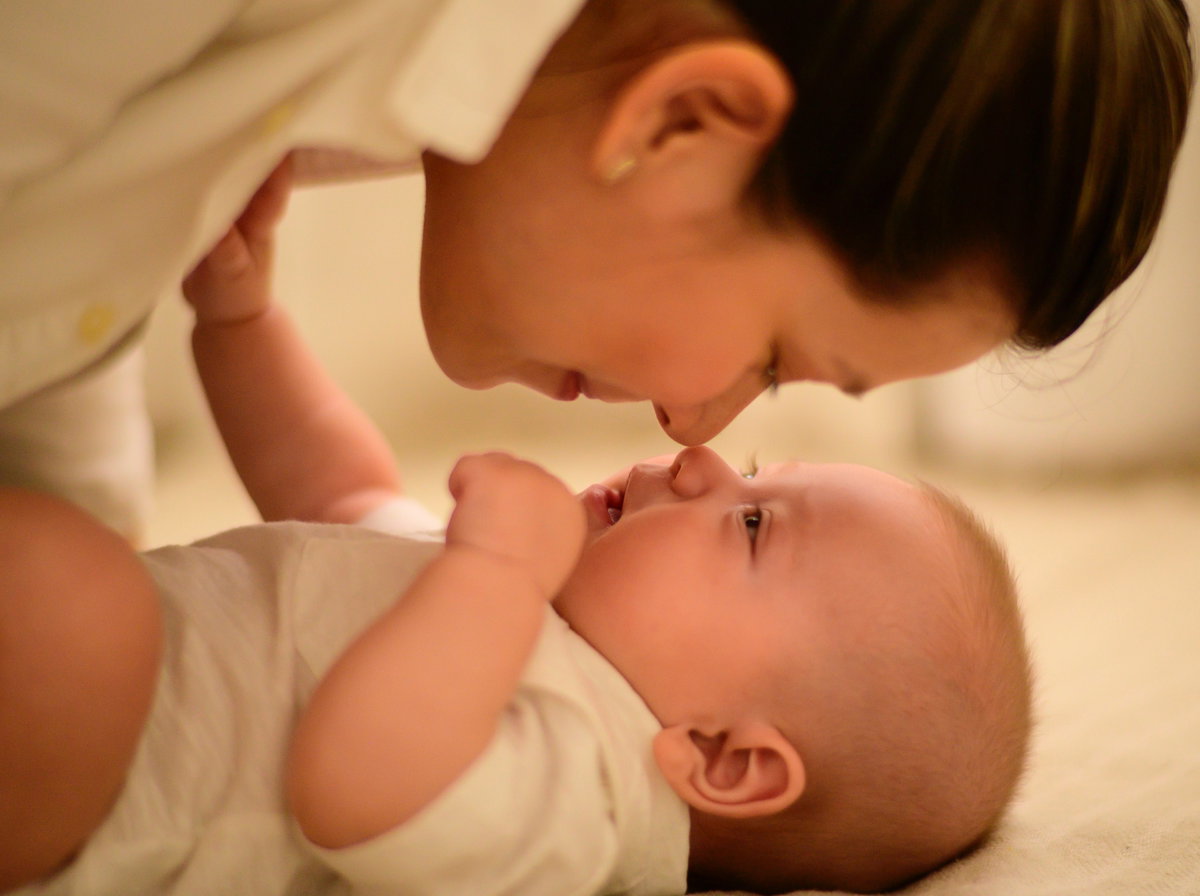 Mama und Baby