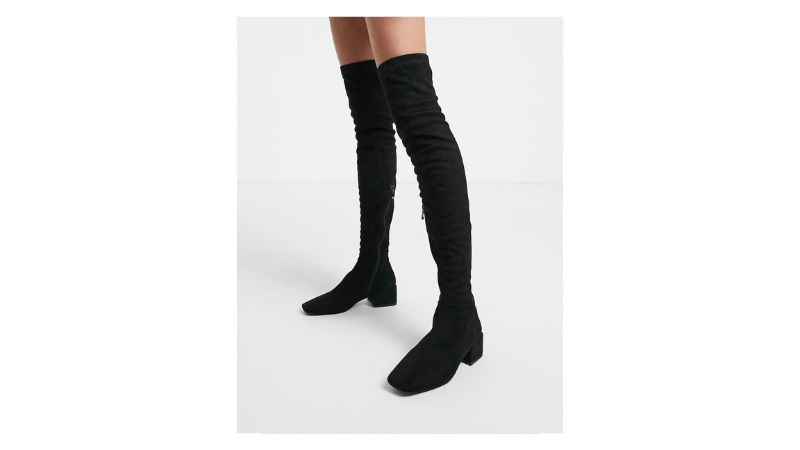 Overknee Stiefel schwarz
