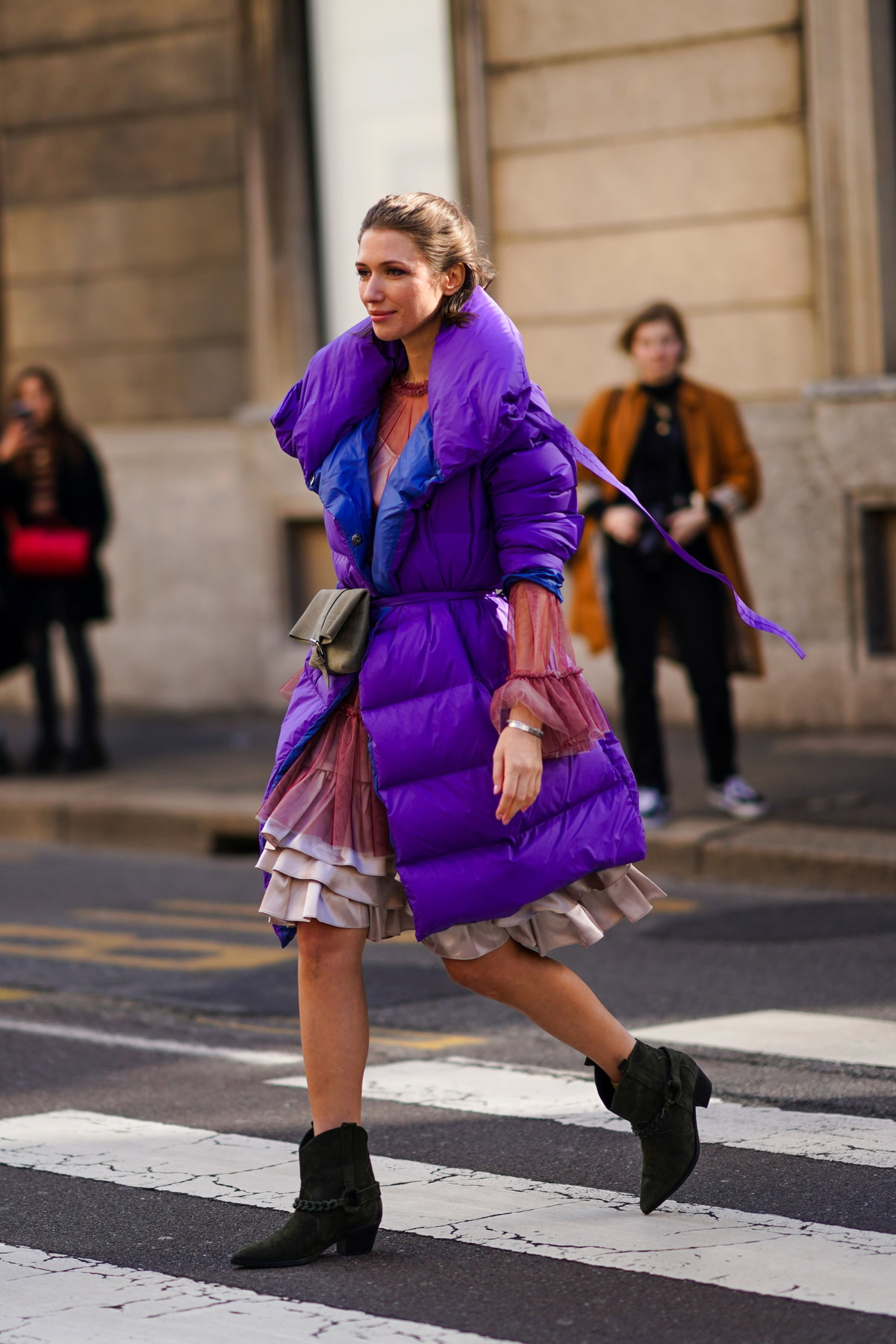 Puffer Jacket in Lila