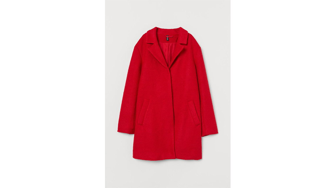 Roter Mantel H&M