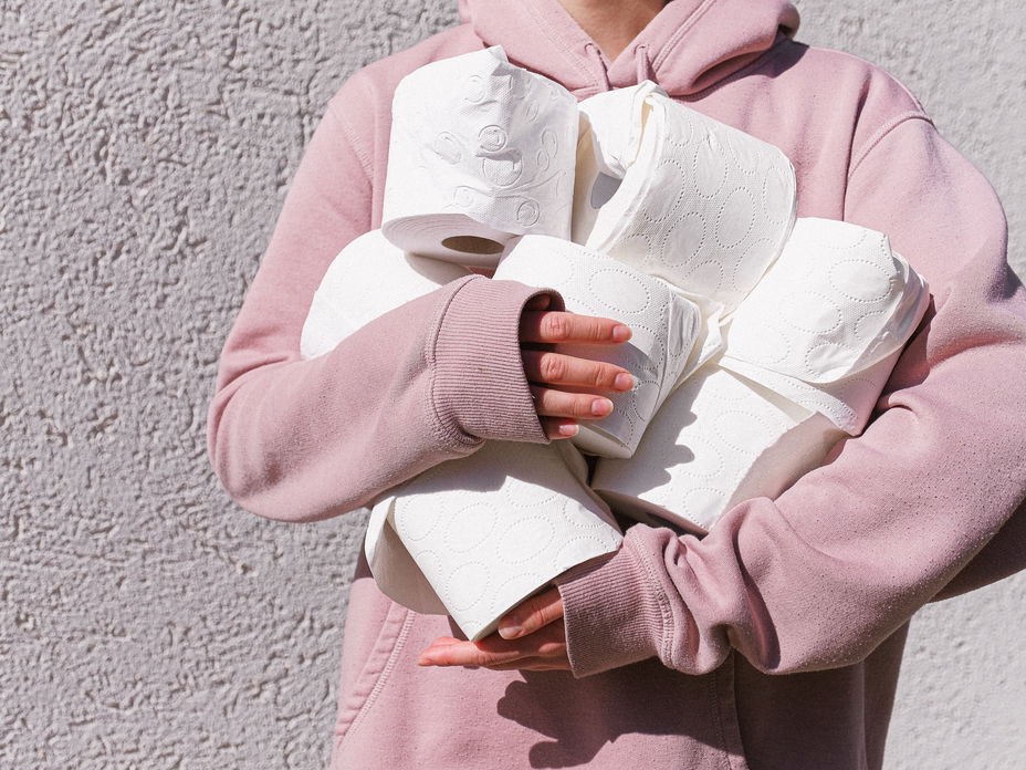 Toilettenpapier ausverkauft