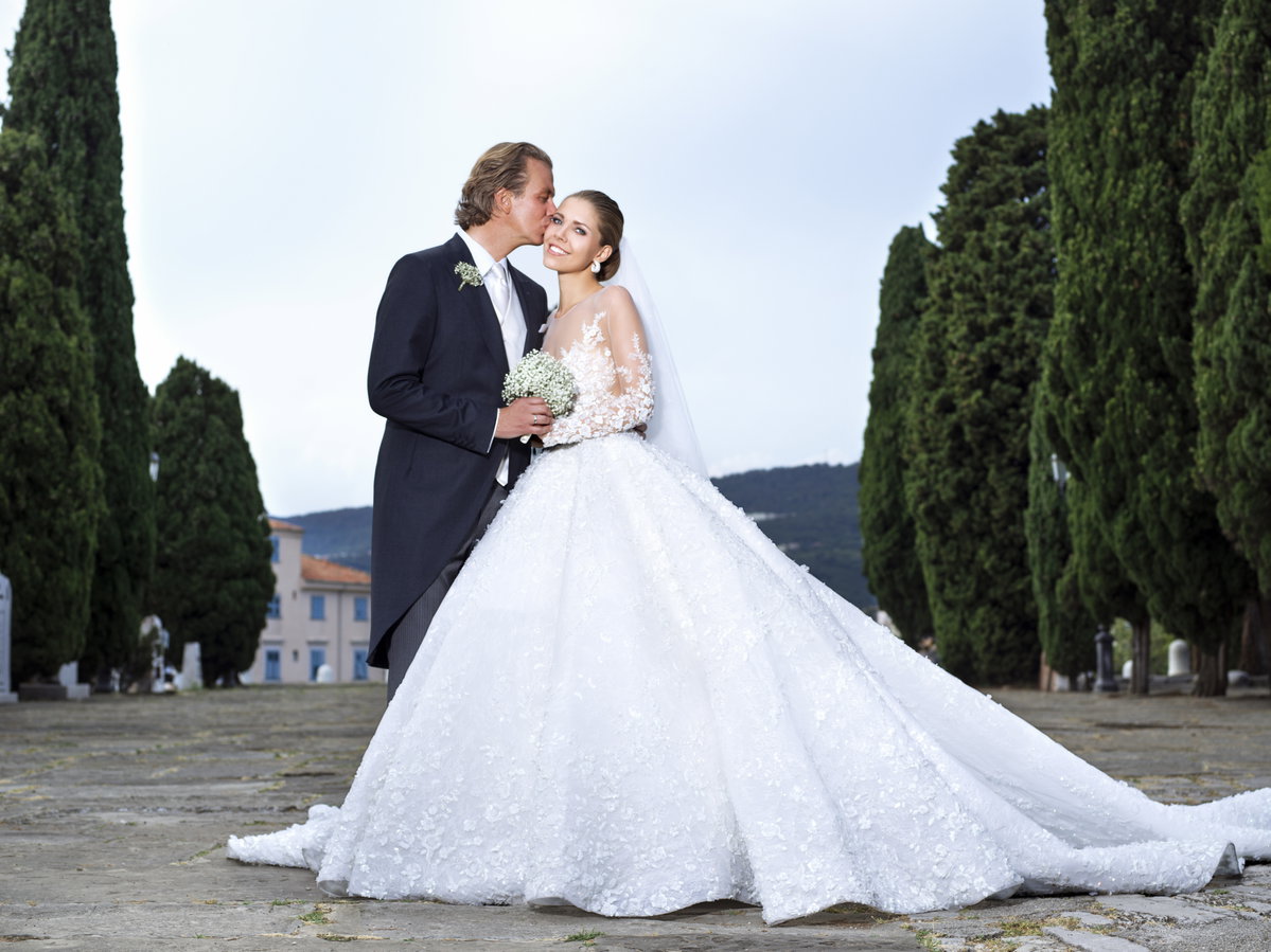 Victoria Swarovsk mit Ehemann Werner Mürz