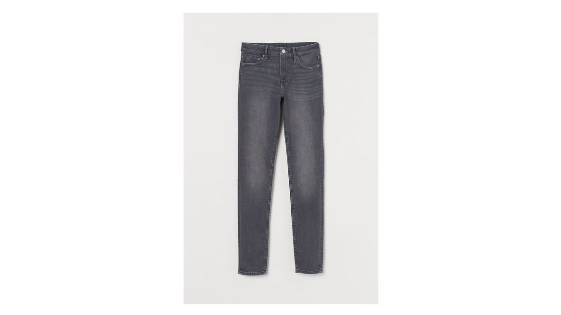Skinny Jeans grau H&M