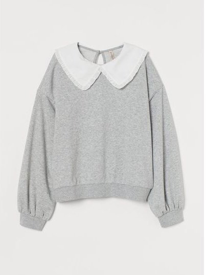grauer Sweater H&M