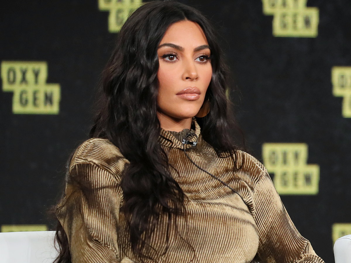 Kim Kardashian genervter Blick