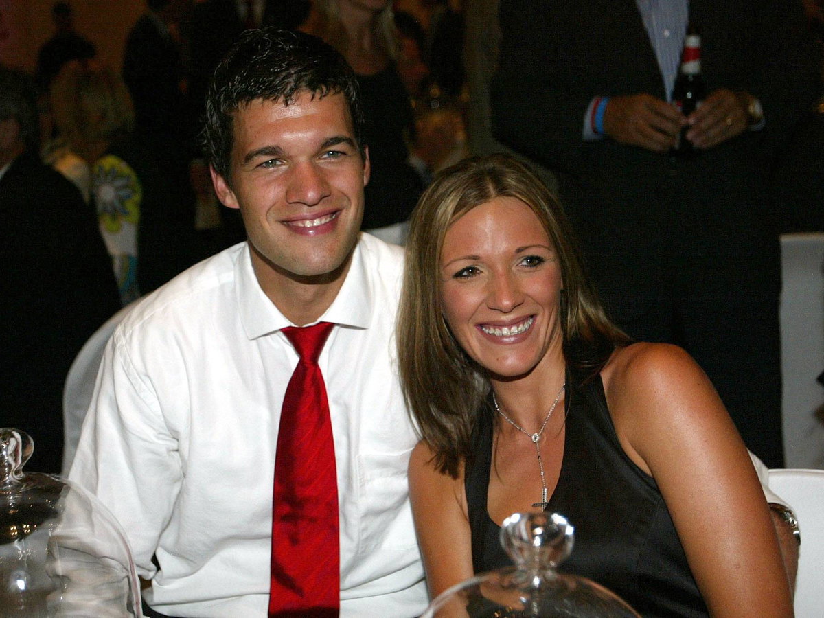 Michael Ballack und Simone Mecky-Ballack früher
