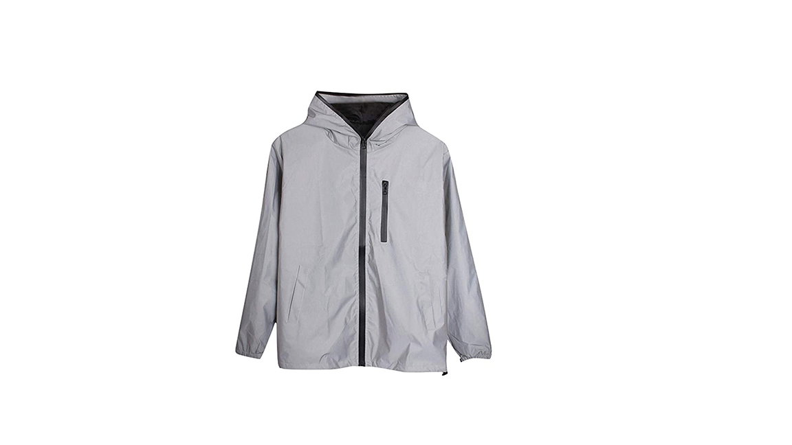 Jacke mit Reflektoren