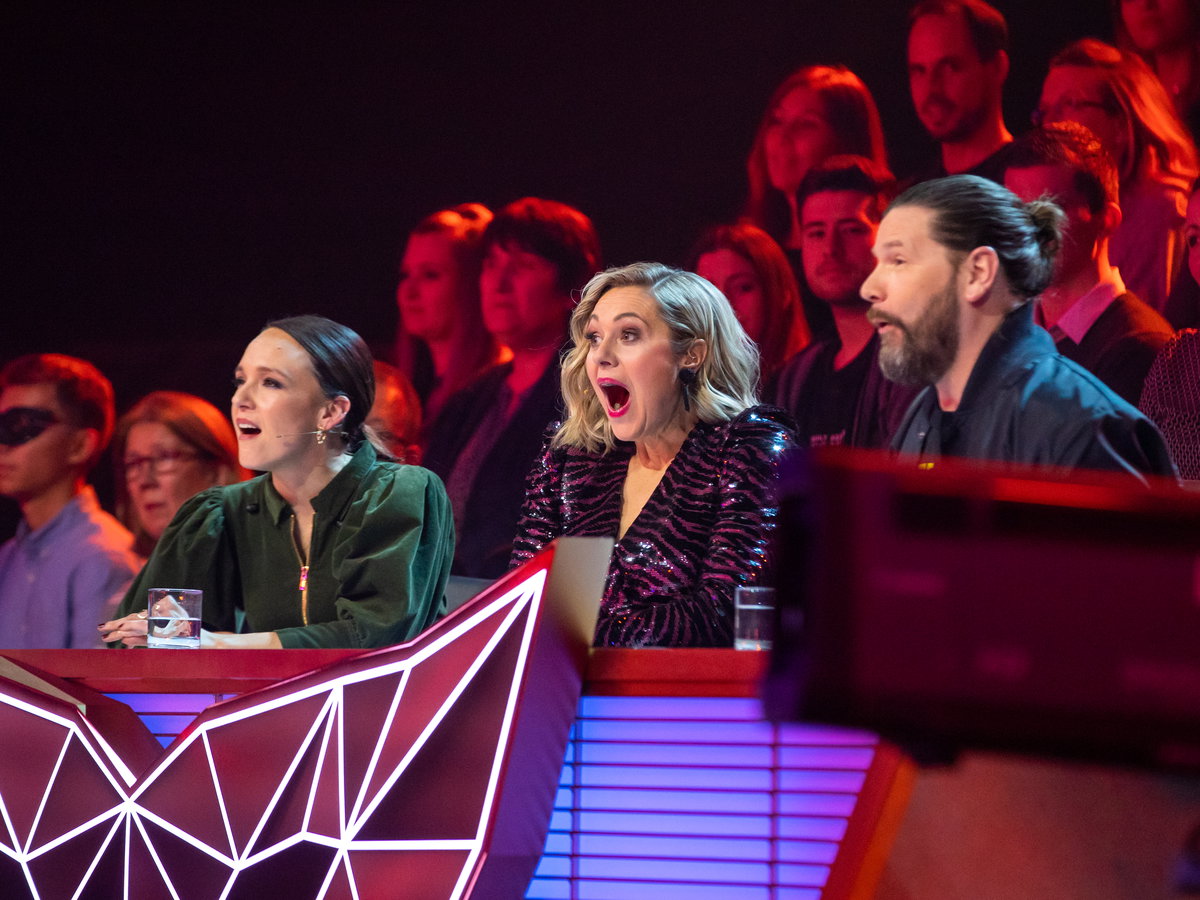Caroline Kebekus, Ruth Moschner, Rea Garvey bei The Masked Singer