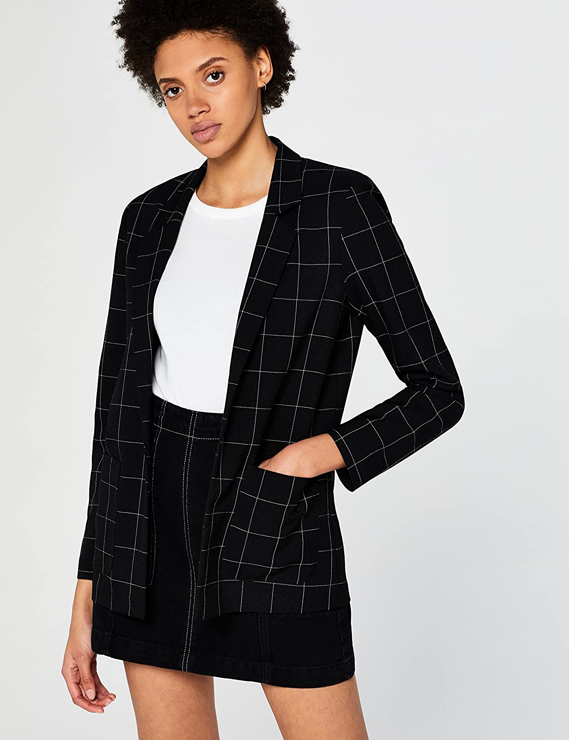 Blazer mit Karomuster
