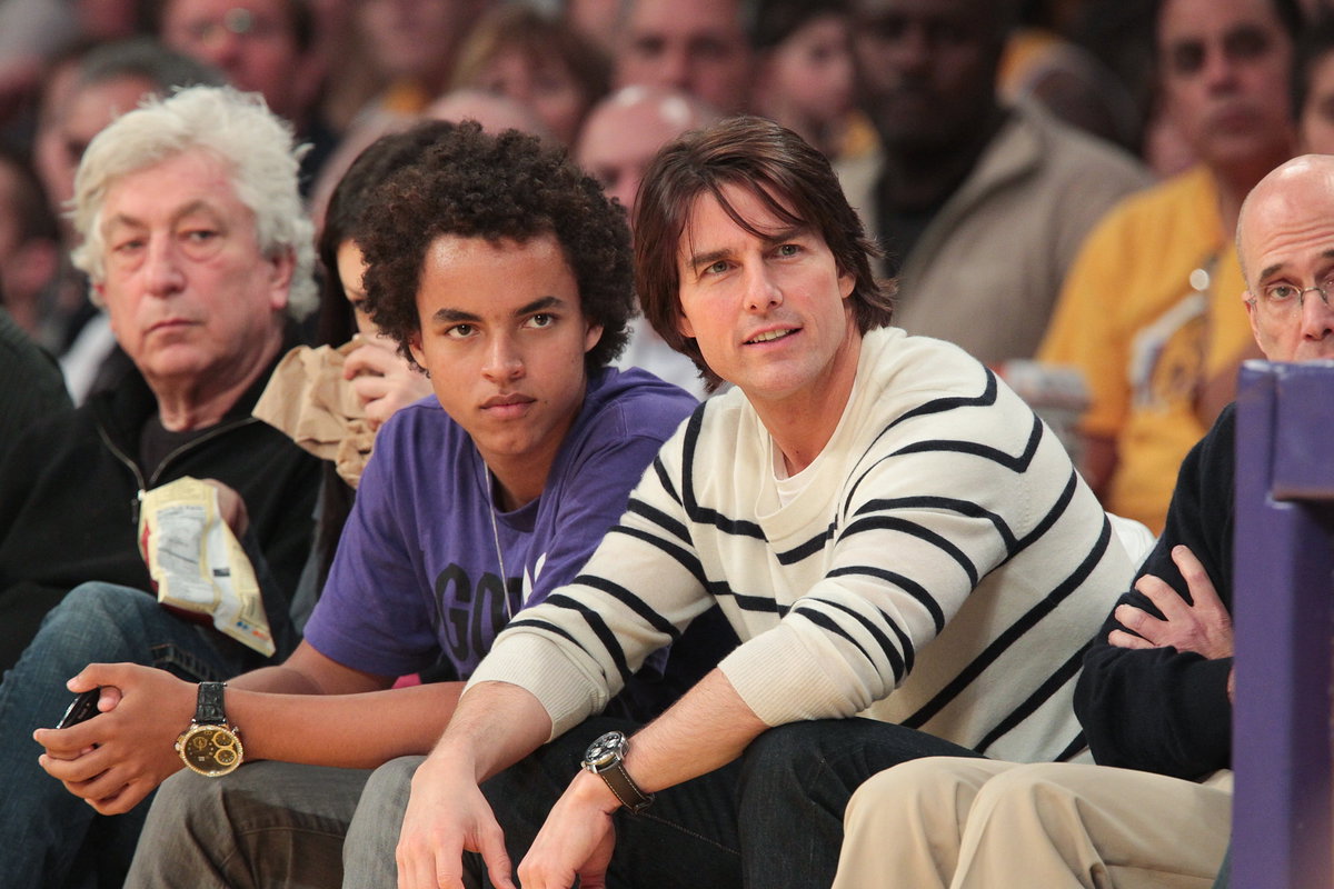 Connor Cruise und Tom Cruise