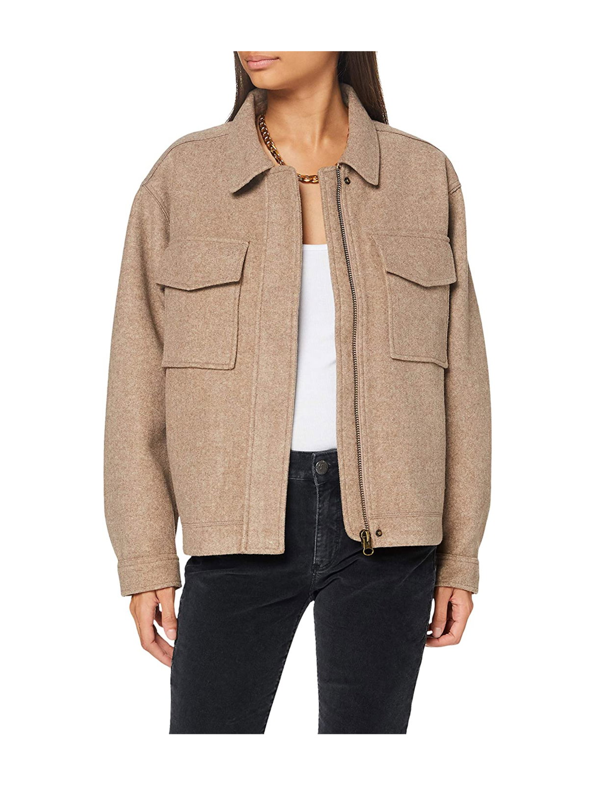 Jacke im Oversize-Look