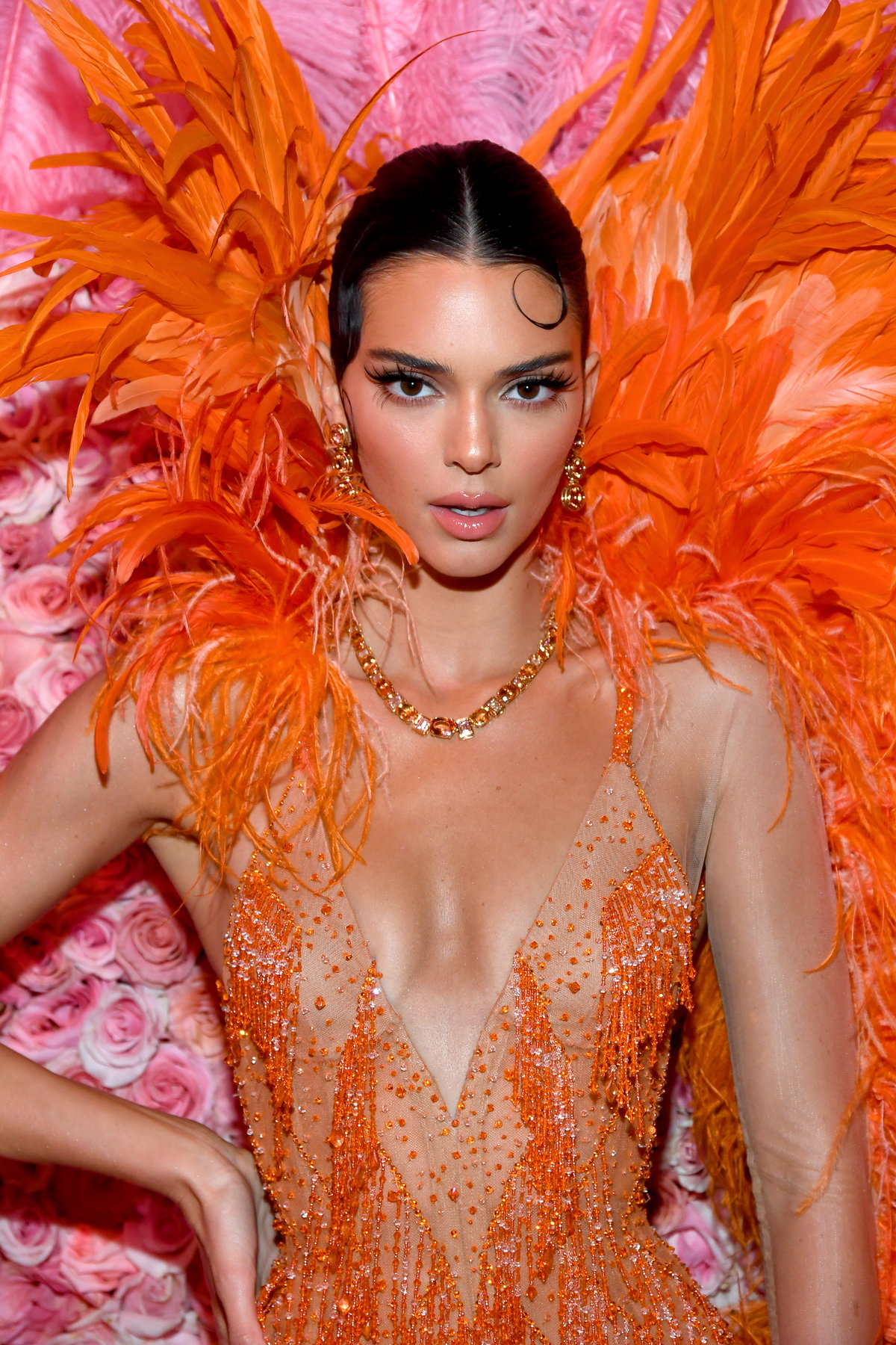 Kendall Jenner Mittelscheitel