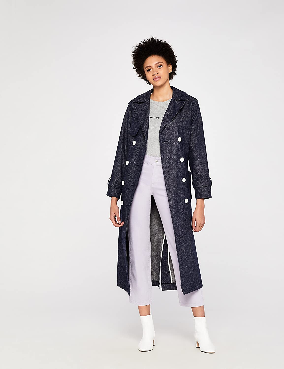 Trenchcoat aus Denim