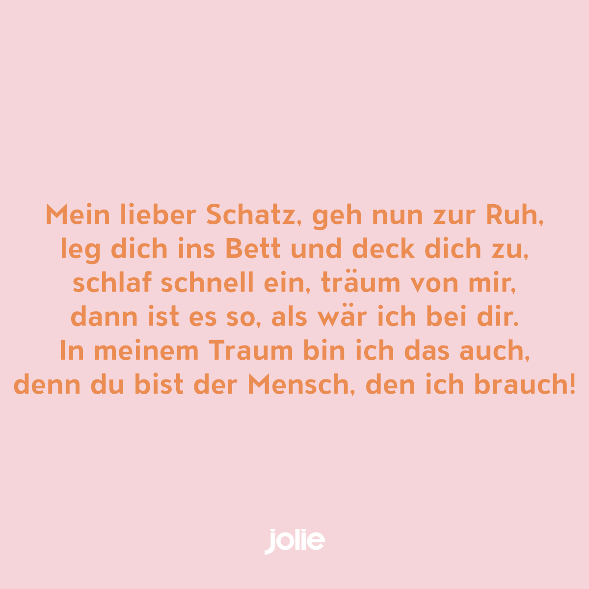 Gute Nacht mein Schatz Sprüche