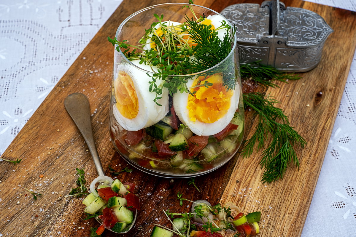 Osterrezept: Eier im Glas