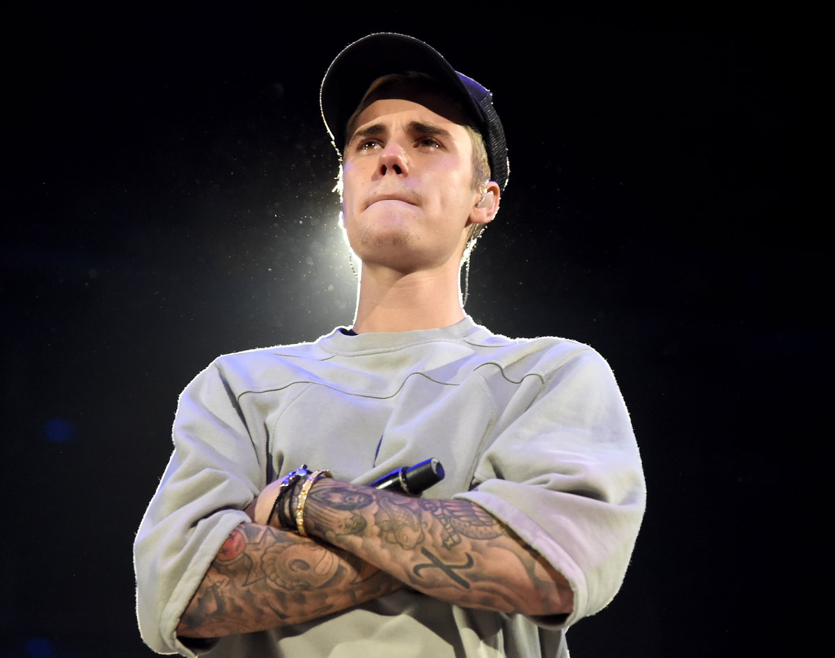 Justin Bieber auf der Bühne