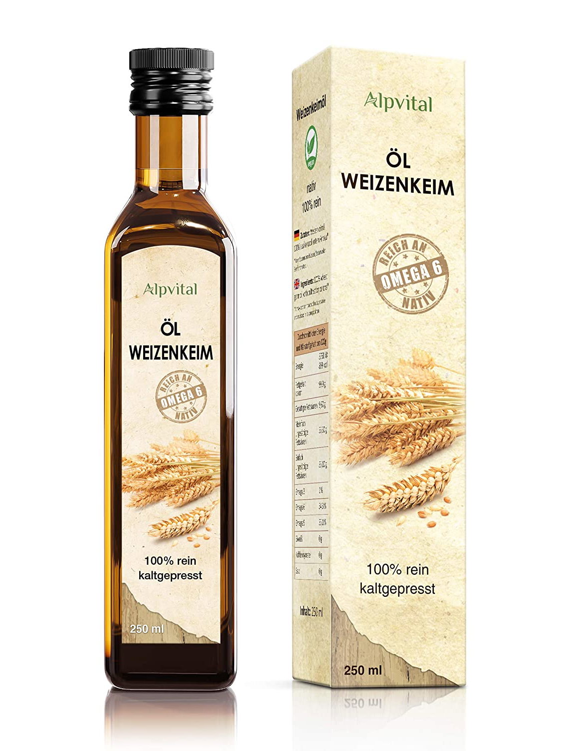 Weizenkeimöl Flasche